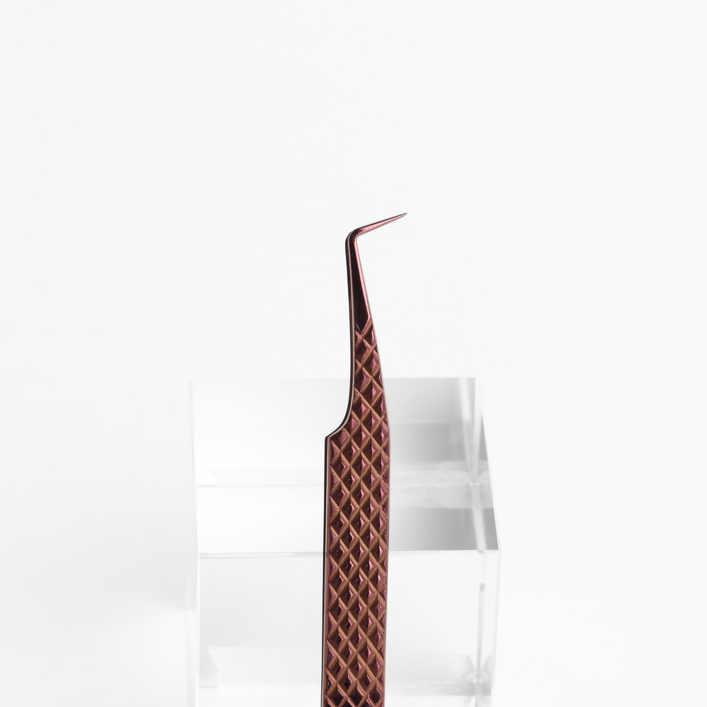 Artenlash Rose Gold Volume Lash Tweezer 90 Degree Super Slim AEL-03R - ARTENLASH
