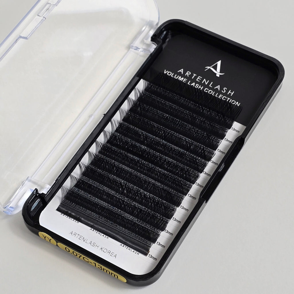 Artenlash YY Flat Lash Extension Black D Curl - ARTENLASH